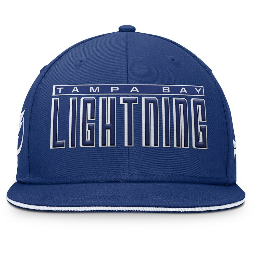 NHL Tampa Bay Lightning Fanatics Fundamental Gino Stack Snapback Hat