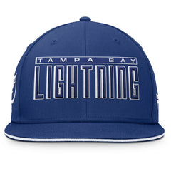NHL Tampa Bay Lightning Fanatics Fundamental Gino Stack Snapback Hat