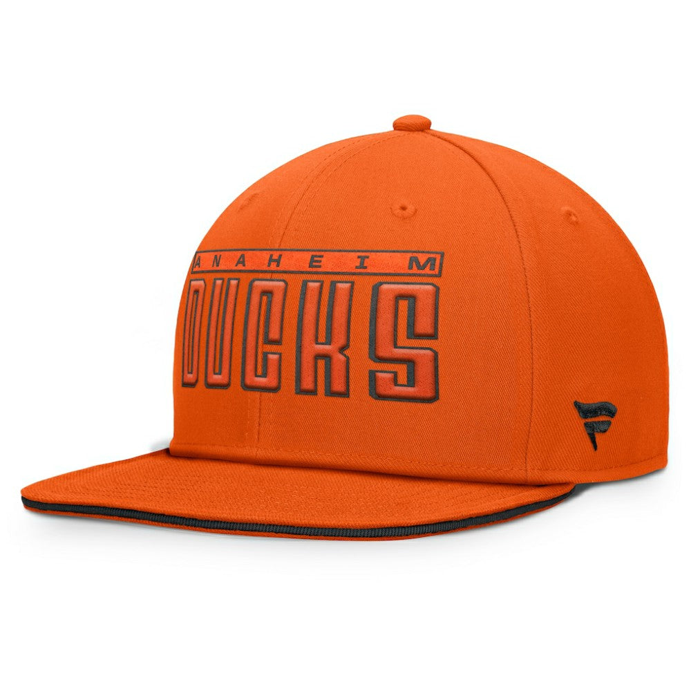 NHL Anaheim Ducks Fanatics Fundamental Gino Stack Snapback Hat