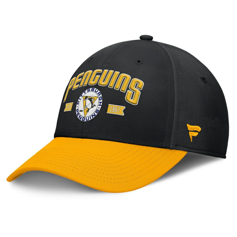 NHL Pittsburgh Penguins Fanatics Heritage Captain Flex Hat