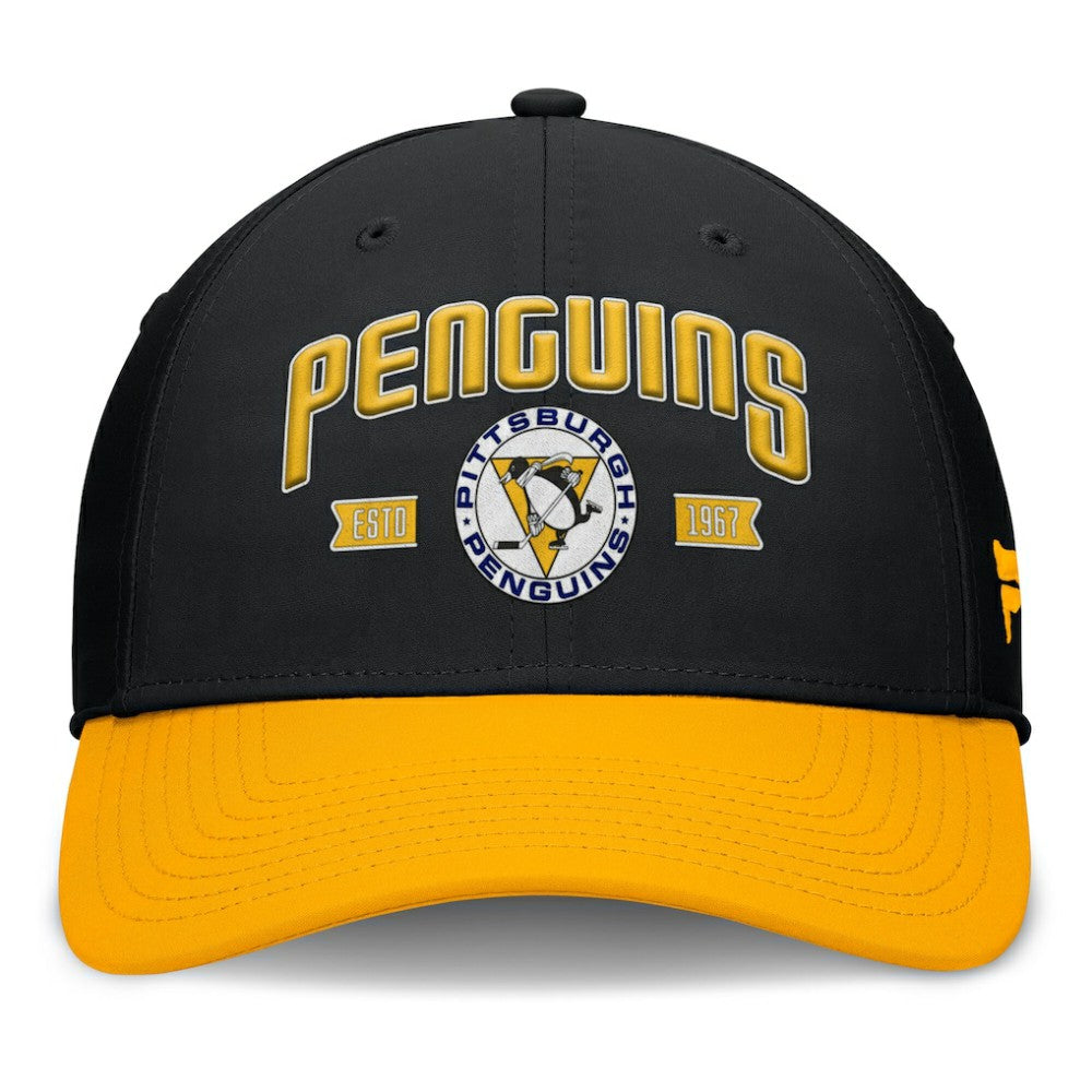 NHL Pittsburgh Penguins Fanatics Heritage Captain Flex Hat
