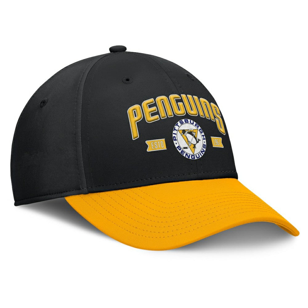 NHL Pittsburgh Penguins Fanatics Heritage Captain Flex Hat