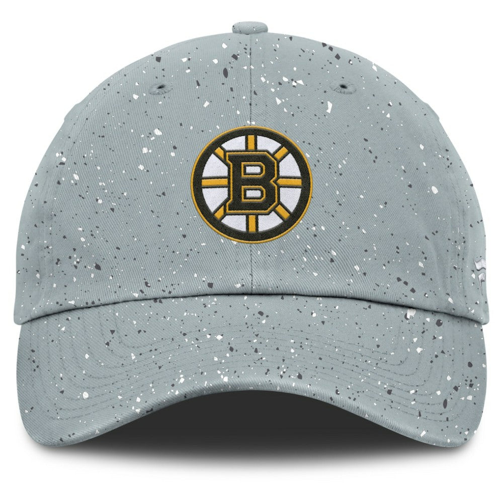 NHL Boston Bruins Fanatics Women's Heritage Snow Day Speckle Adjustable Hat