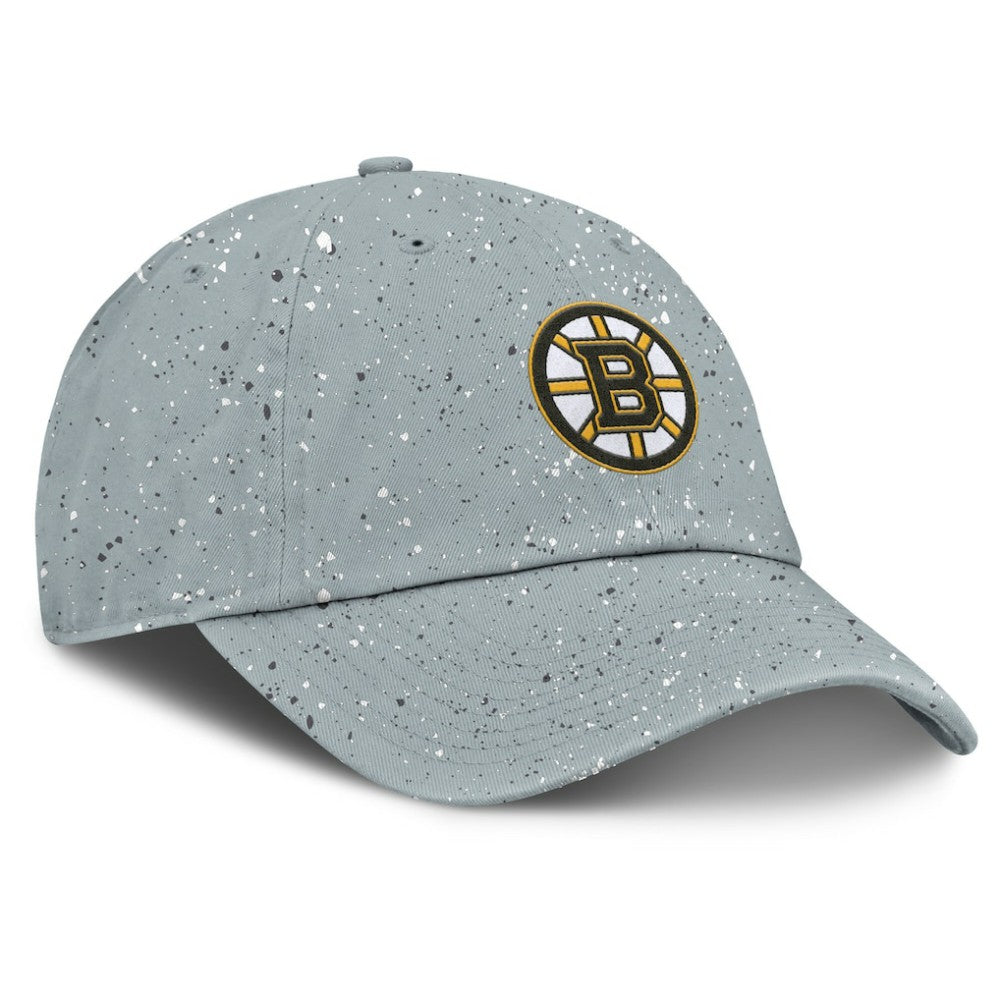 NHL Boston Bruins Fanatics Women's Heritage Snow Day Speckle Adjustable Hat