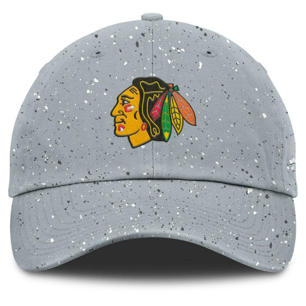 NHL Chicago Blackhawks Fanatics Women's Heritage Snow Day Speckle Adjustable Hat
