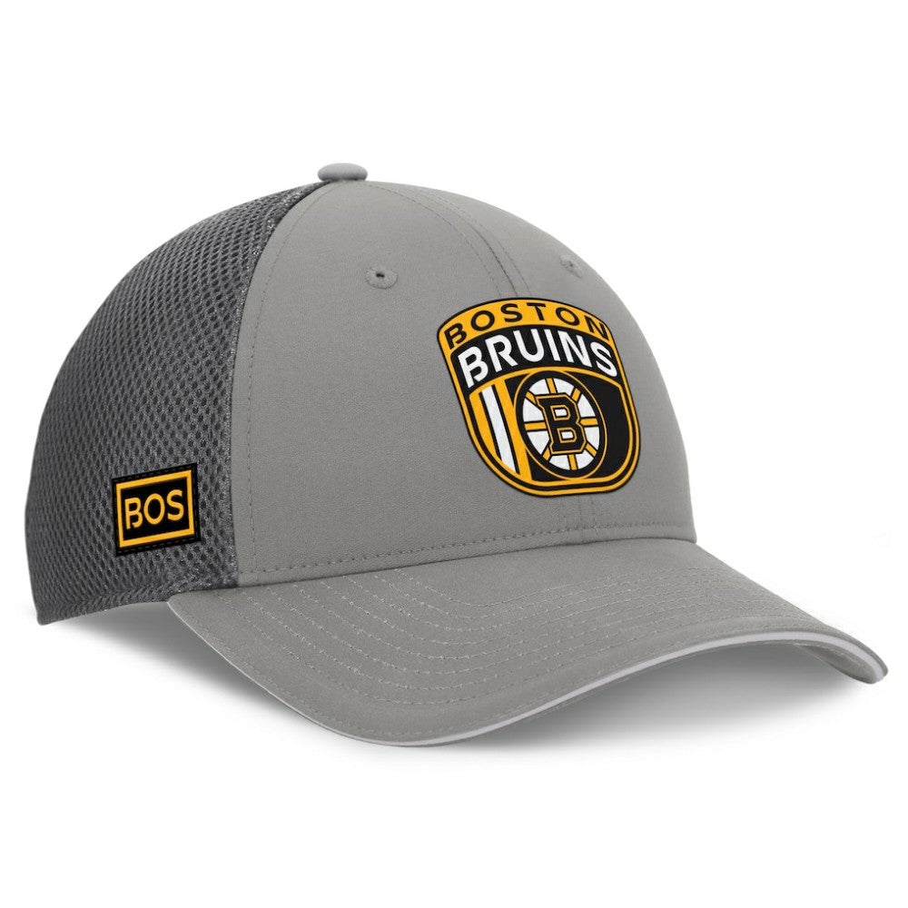 NHL Boston Bruins Fanatics Authentic Pro Home Ice Trucker Adjustable Hat