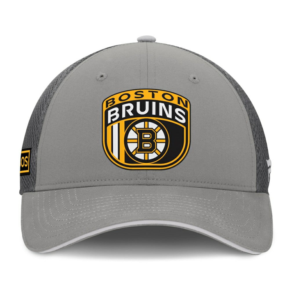 NHL Boston Bruins Fanatics Authentic Pro Home Ice Trucker Adjustable Hat