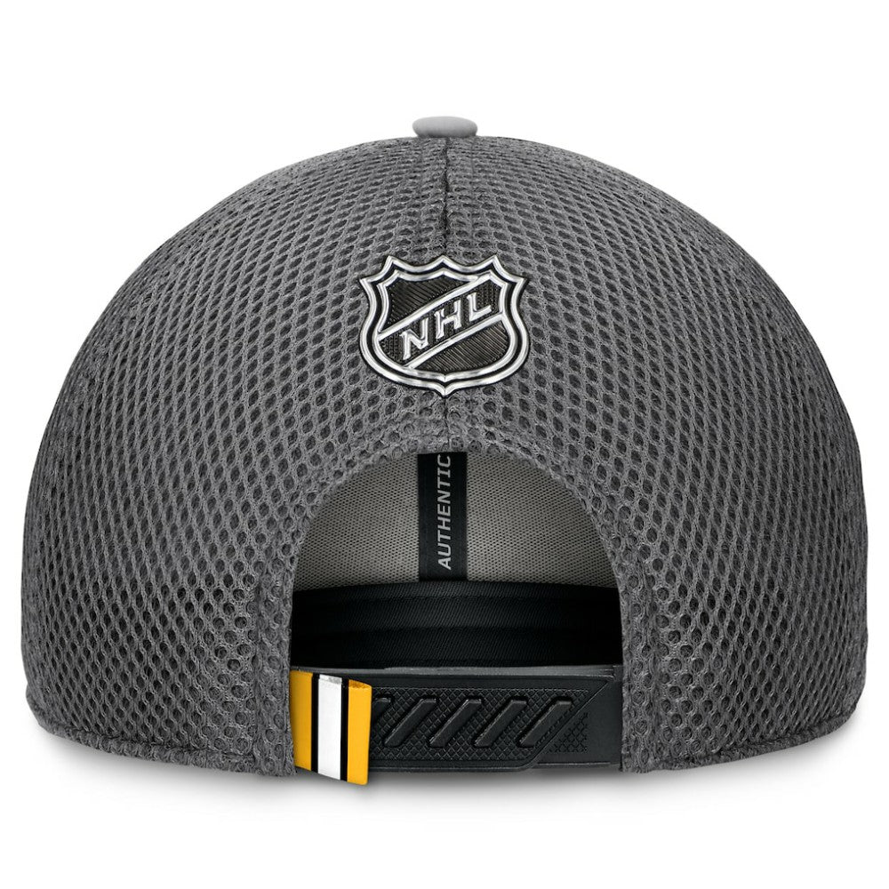 NHL Boston Bruins Fanatics Authentic Pro Home Ice Trucker Adjustable Hat