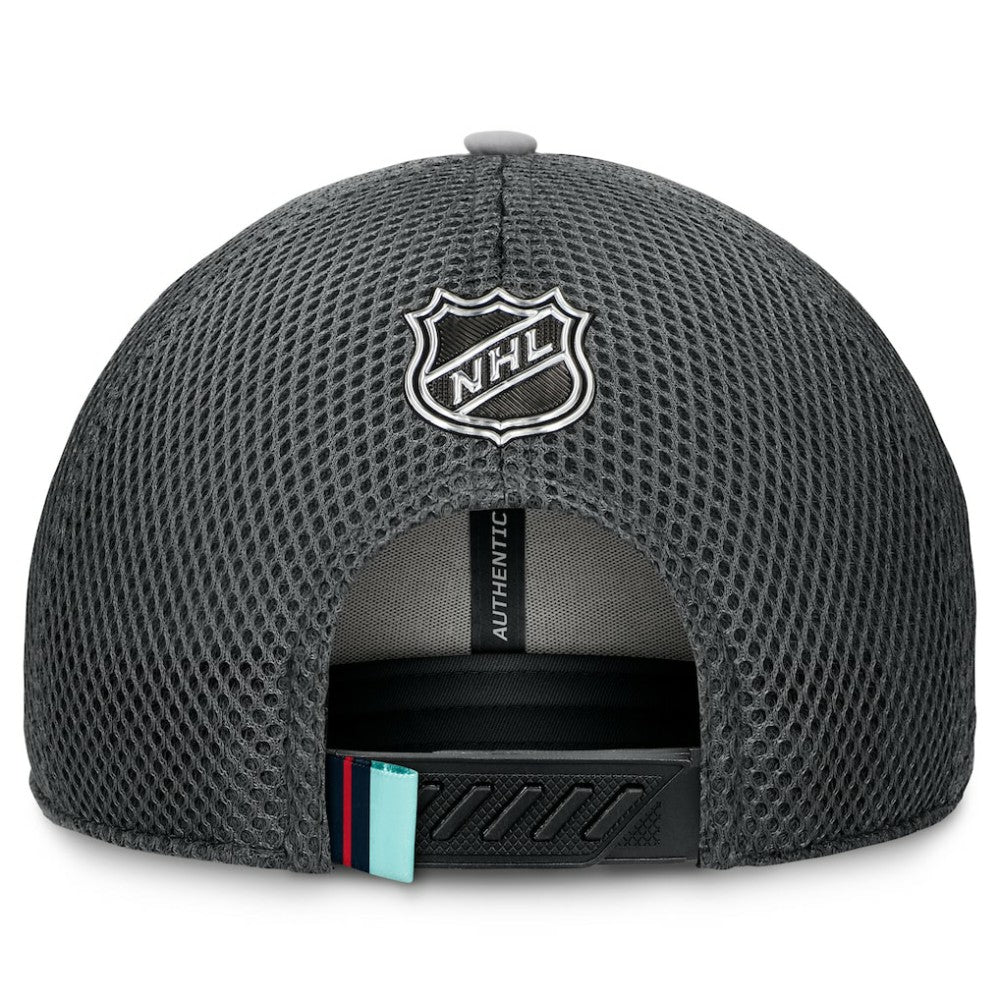 NHL Seattle Kraken Fanatics Authentic Pro Home Ice Trucker Adjustable Hat