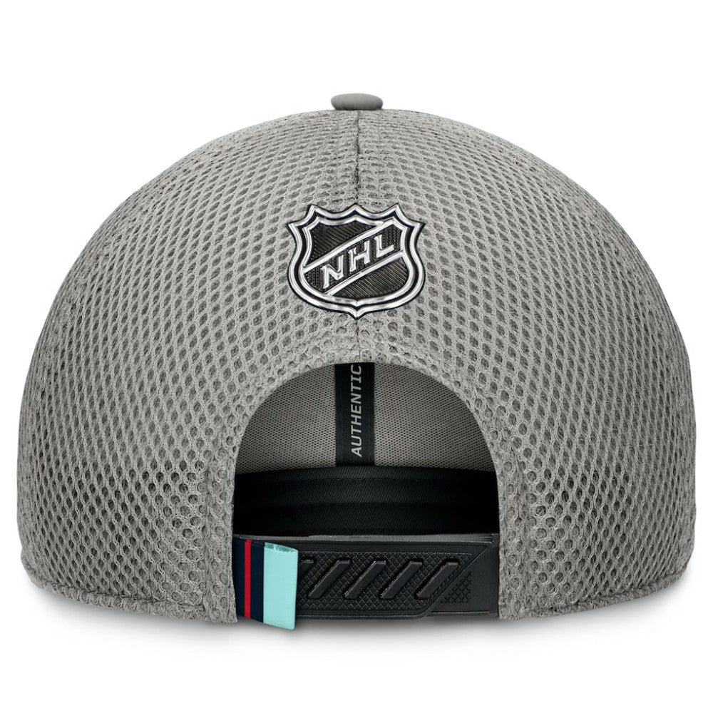 NHL Seattle Kraken Fanatics Authentic Pro Home Ice Trucker Adjustable Hat