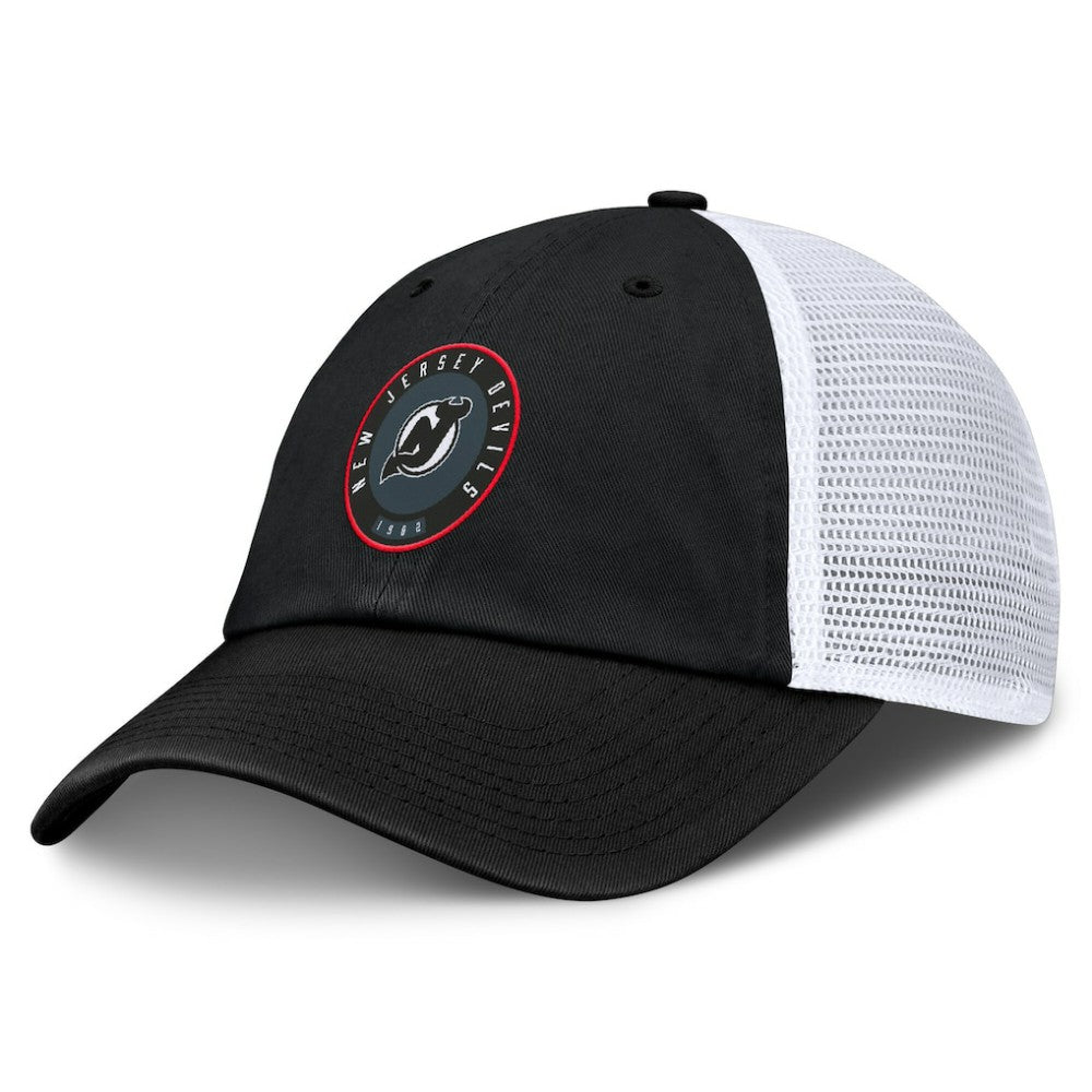 NHL New Jersey Devils Fanatics Averie Trucker Adjustable Hat
