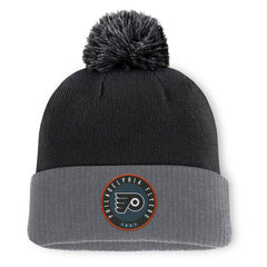 NHL Philadelphia Flyers Fanatics Aspyn Cuffed Knit Hat with Pom