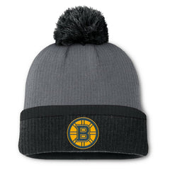 NHL Boston Bruins Fanatics Women's Cuffed Knit Hat with Pom