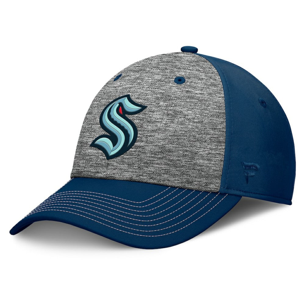 NHL Seattle Kraken Fanatics Fundamental Top Shelf 2-Tone Flex Hat