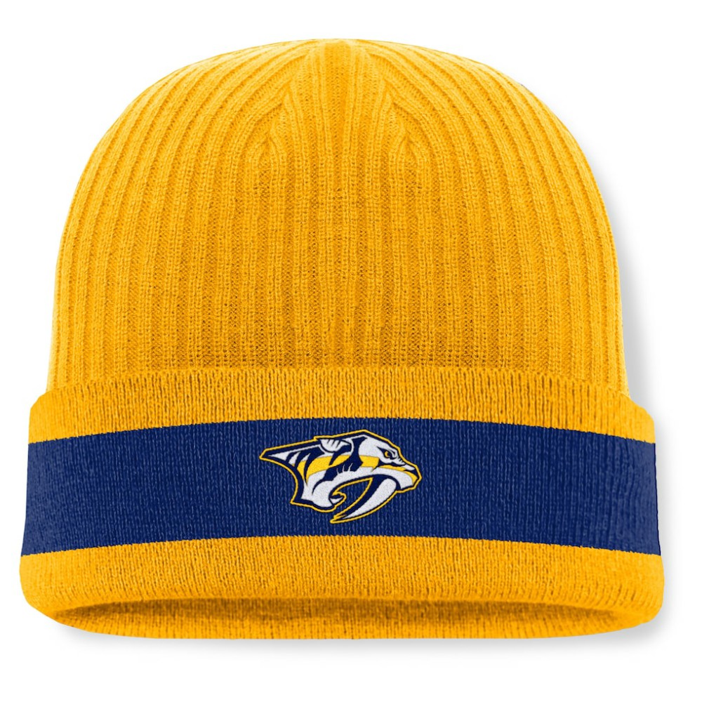 NHL Nashville Predators Fanatics Blueliner Cuffed Knit Hat