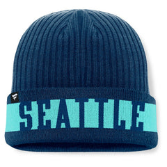 NHL Seattle Kraken Fanatics Blueliner Cuffed Knit Hat
