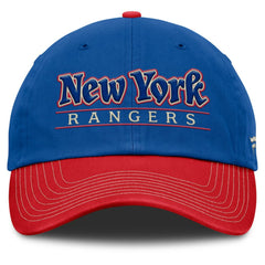 NHL New York Rangers Fanatics Heritage Home Ice Two-Tone Adjustable Hat