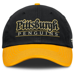 NHL Pittsburgh Penguins Fanatics Heritage Home Ice Two-Tone Adjustable Hat