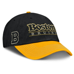 NHL Boston Bruins Fanatics Heritage Home Ice Two-Tone Adjustable Hat