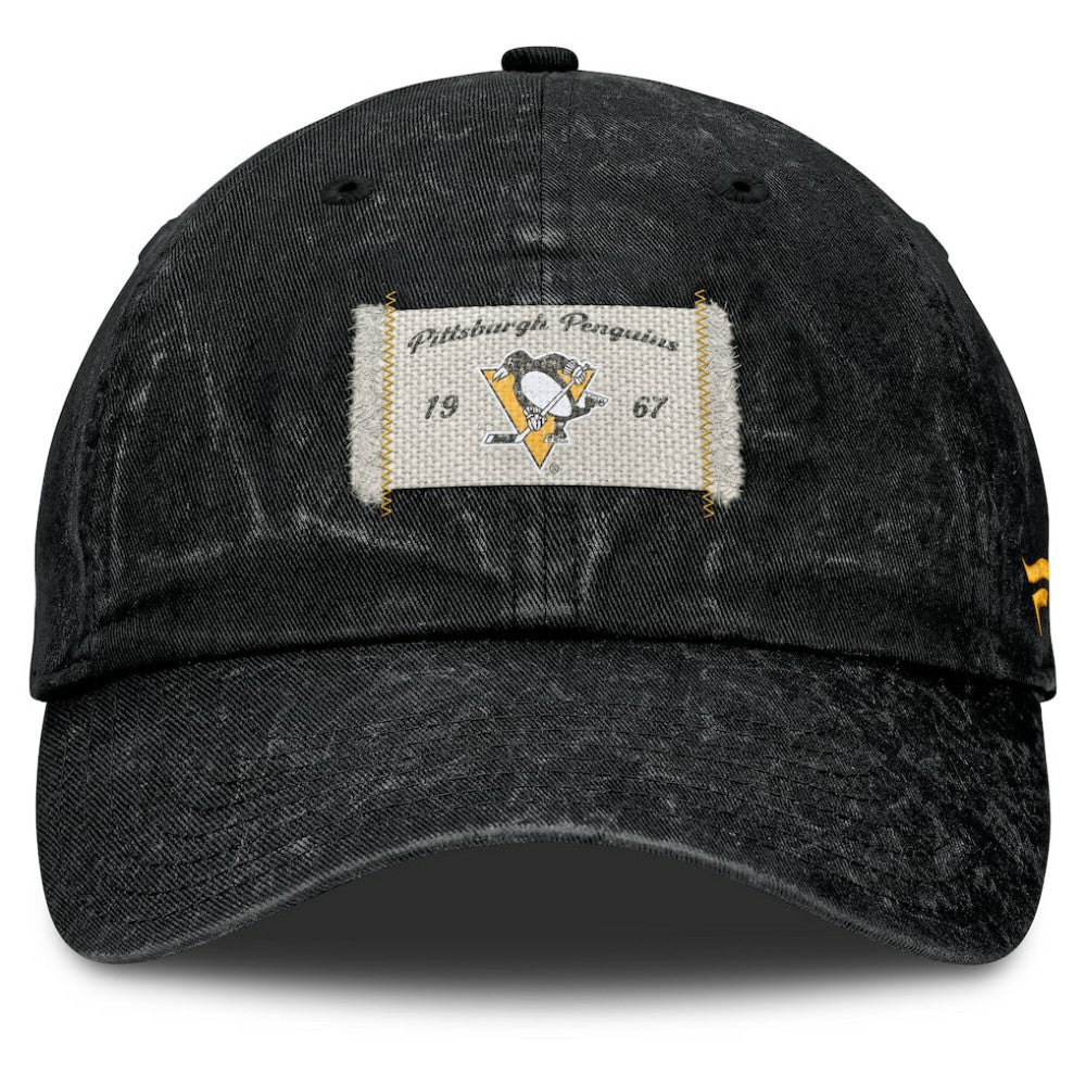 NHL Pittsburgh Penguins Fanatics Women's Heritage Away Game Adjustable Hat