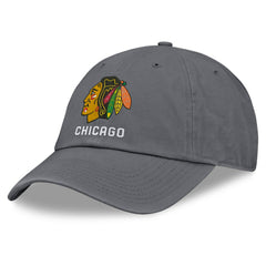 NHL Chicago Blackhawks Fanatics Washed Adjustable Hat