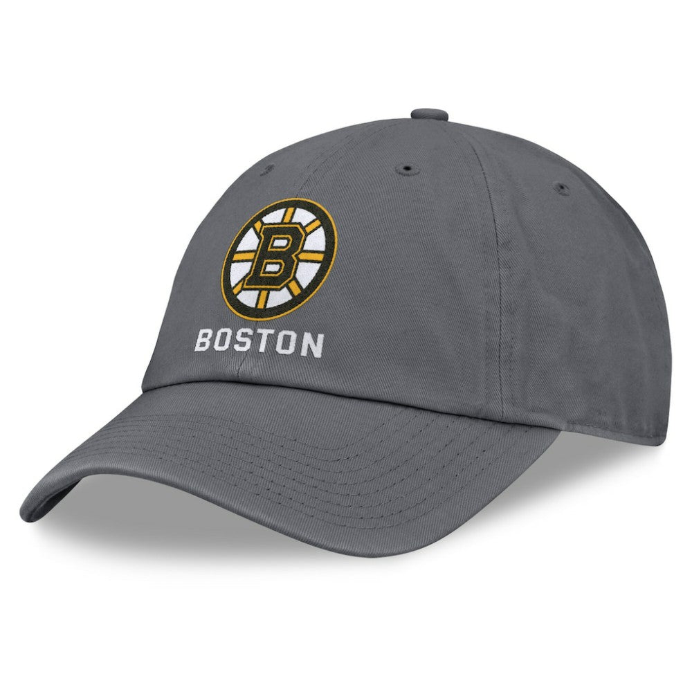 NHL Boston Bruins Fanatics Washed Adjustable Hat
