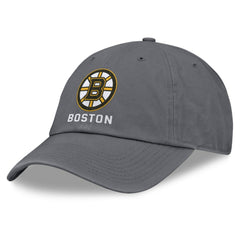 NHL Boston Bruins Fanatics Washed Adjustable Hat