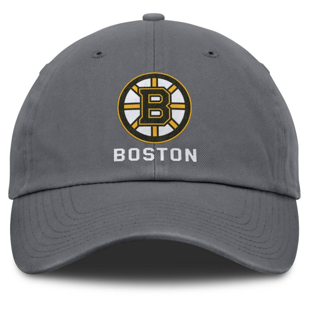 NHL Boston Bruins Fanatics Washed Adjustable Hat
