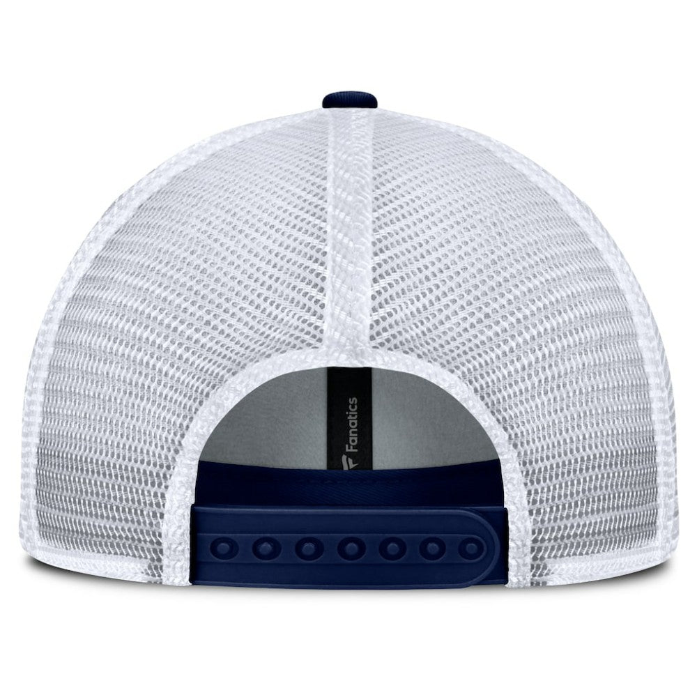 NHL New York Rangers Fanatics Fundamental One-Time Trucker Adjustable Hat