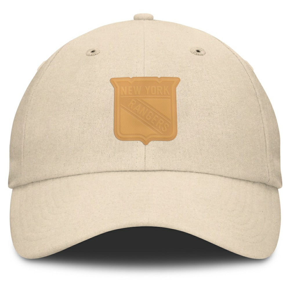 NHL New York Rangers Fanatics Front Office Canvas Adjustable Hat