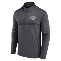 NHL Los Angeles Kings Logo Athletic Head-to-Head Raglan Quarter-Zip Top