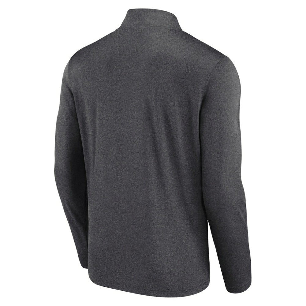 NHL Los Angeles Kings Logo Athletic Head-to-Head Raglan Quarter-Zip Top