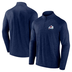 NHL Colorado Avalanche Logo Athletic Head-to-Head Raglan Quarter-Zip Top
