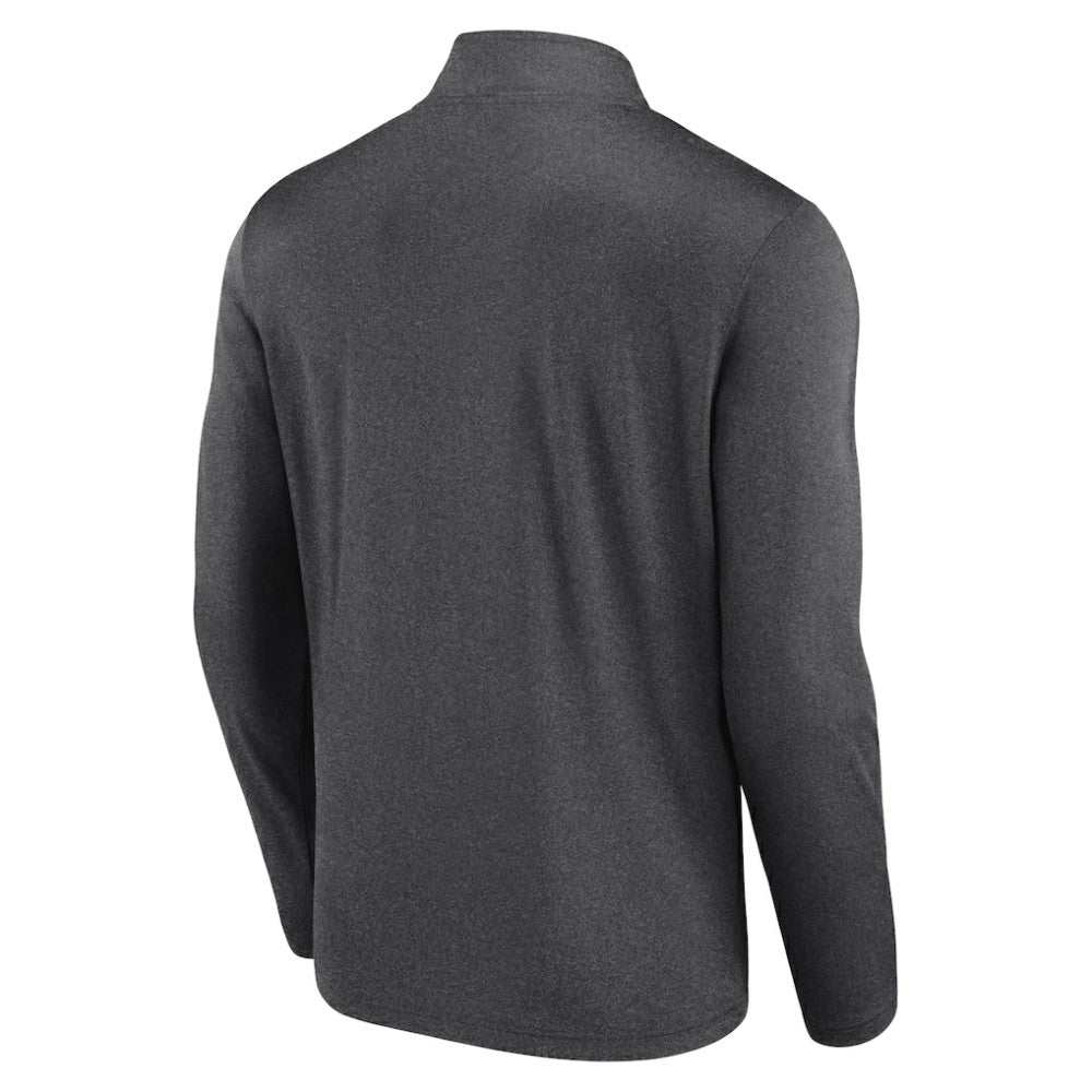 NHL Pittsburgh Penguins Logo Athletic Head-to-Head Raglan Quarter-Zip Top