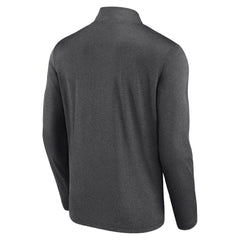 NHL Boston Bruins Logo Athletic Head-to-Head Raglan Quarter-Zip Top