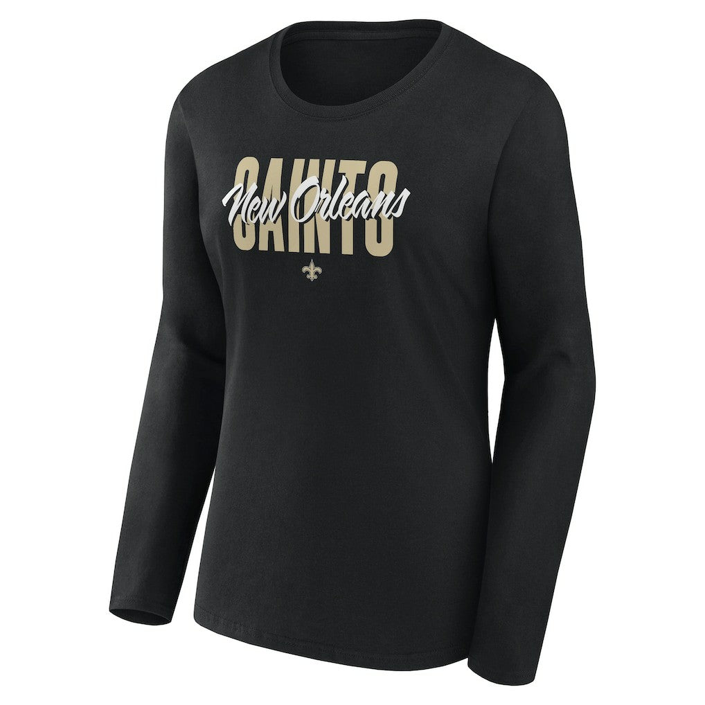 Logo Athletic Women's Grip Long Sleeve T-Shirt - New Orleans Saints T-shirts