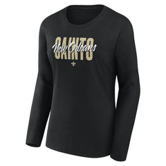 Logo Athletic Women's Grip Long Sleeve T-Shirt - New Orleans Saints T-shirts