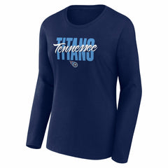 Logo Athletic Women's Grip Long Sleeve T-Shirt - Tennessee Titans T-shirts