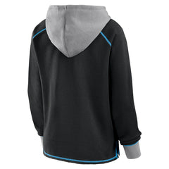 Logo Athletic Women's Boom Fleece Pullover V-Neck Hoodie - Carolina Panthers Hoodies