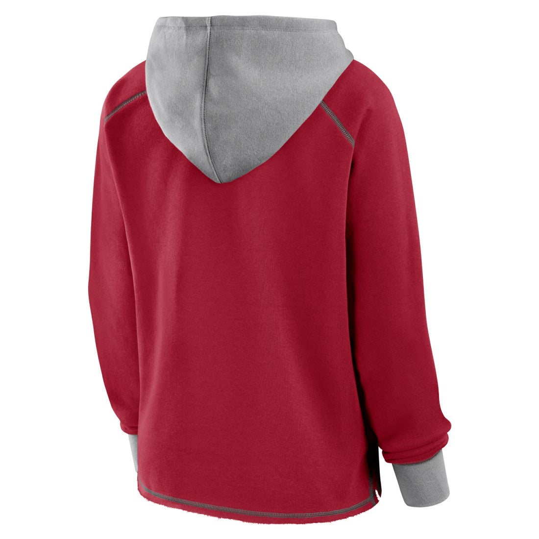 Logo Athletic Women's Boom Fleece Pullover V-Neck Hoodie - Tampa Bay Buccaneers Hoodies