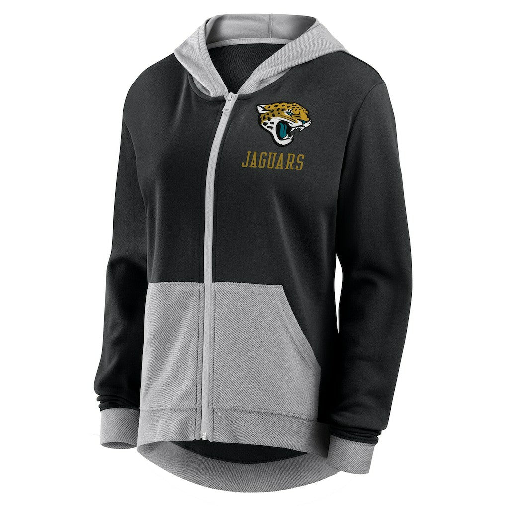 Logo Athletic Women's Hit It French Terry Full-Zip Hoodie - Jacksonville Jaguars Hoodies