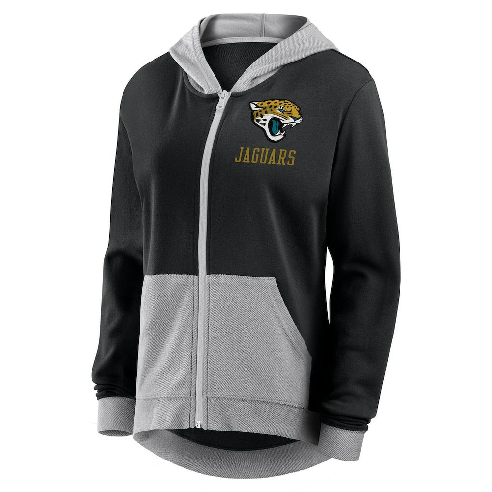 Logo Athletic Women's Hit It French Terry Full-Zip Hoodie - Jacksonville Jaguars Hoodies