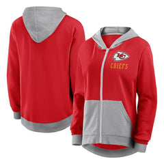 Logo Athletic Women's Hit It French Terry Full-Zip Hoodie - Kansas City Chiefs Hoodies