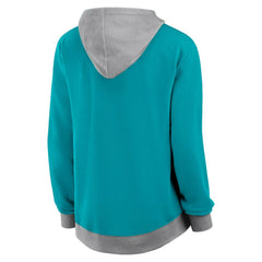 Logo Athletic Women's Hit It French Terry Full-Zip Hoodie - Miami Dolphins Hoodies