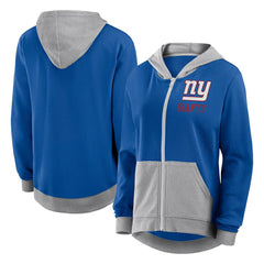 Logo Athletic Women's Hit It French Terry Full-Zip Hoodie - New York Giants Hoodies