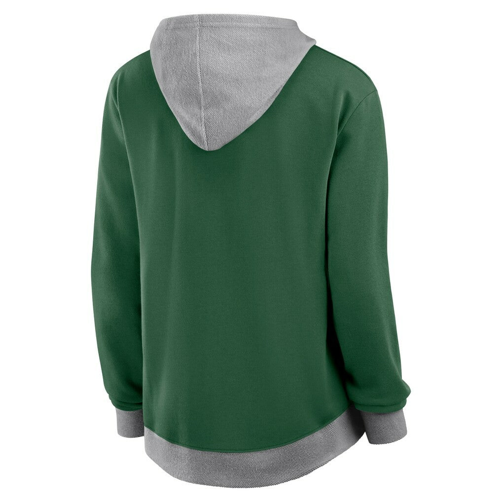 Logo Athletic Women's Hit It French Terry Full-Zip Hoodie - New York Jets Hoodies