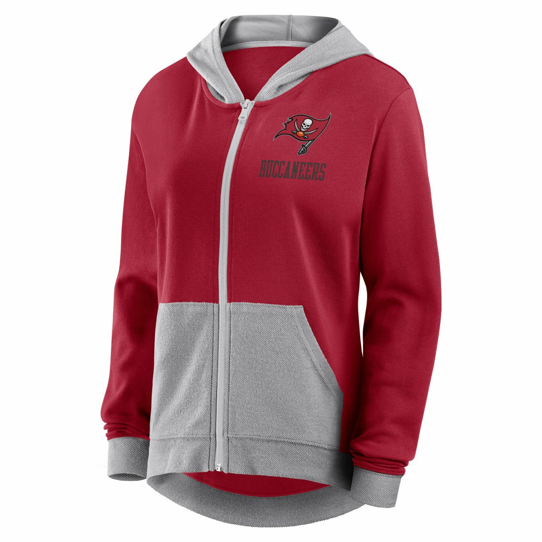 Logo Athletic Women's Hit It French Terry Full-Zip Hoodie - Tampa Bay Buccaneers Hoodies