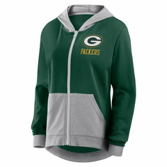Logo Athletic Women's Hit It French Terry Full-Zip Hoodie - Green Bay Packers Hoodies