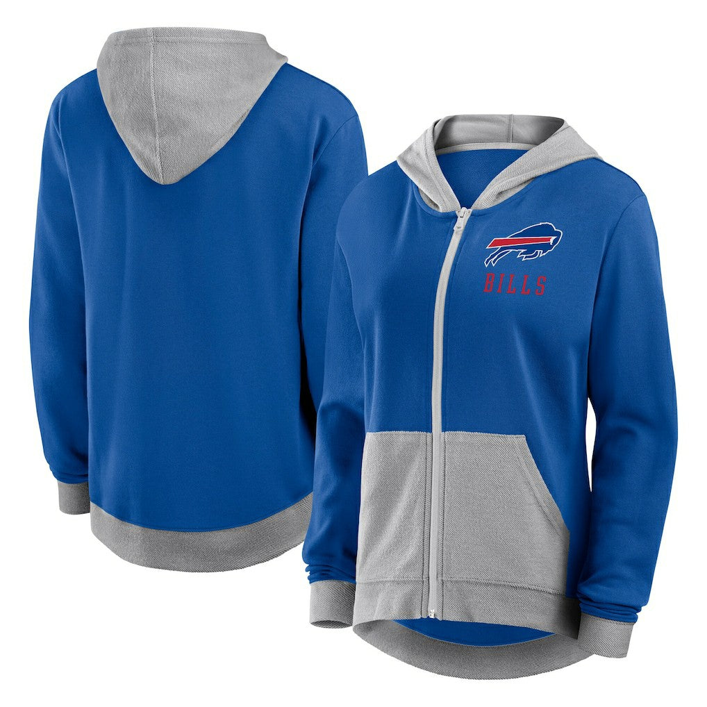 Logo Athletic Women's Hit It French Terry Full-Zip Hoodie - Buffalo Bills Hoodies