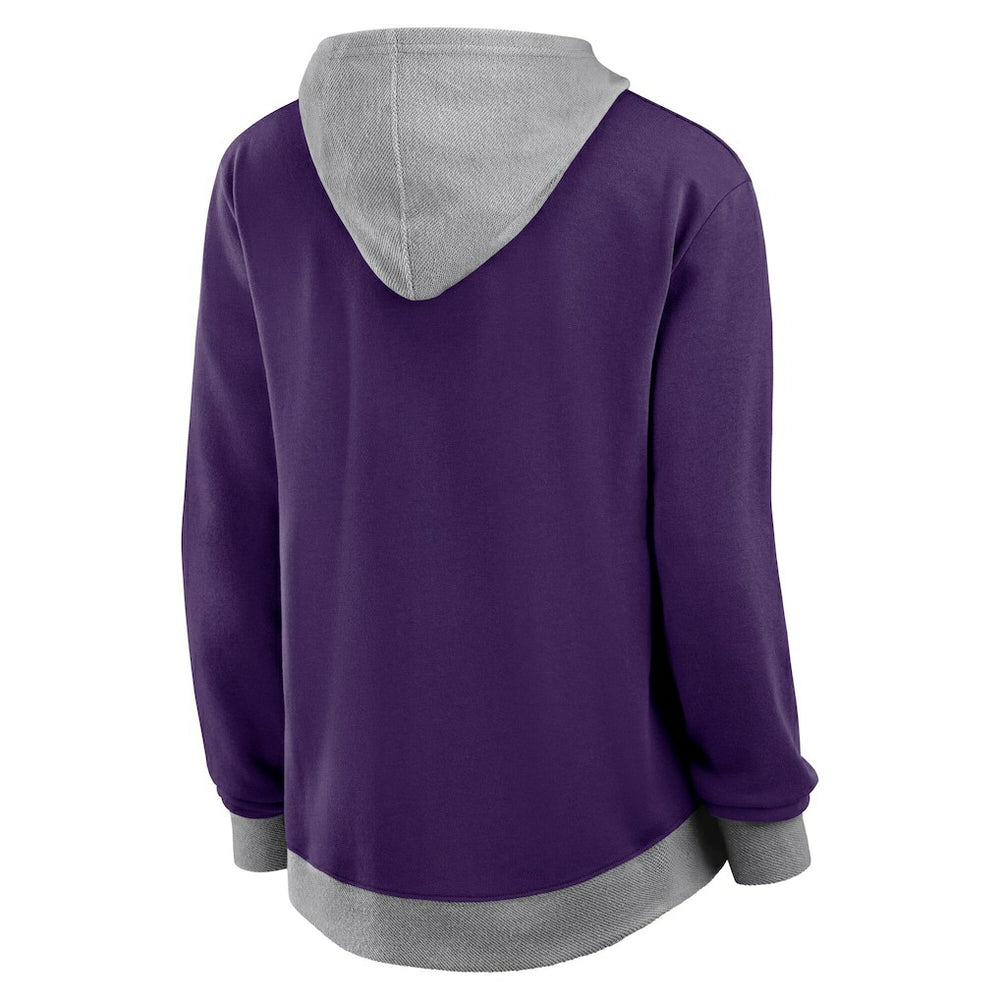 Logo Athletic Women's Hit It French Terry Full-Zip Hoodie - Baltimore Ravens Hoodies